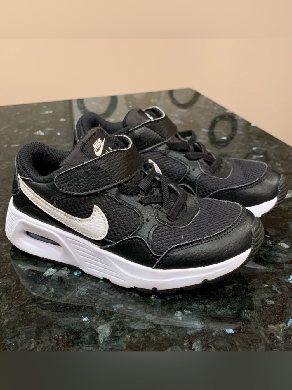 Nike Air Max SC Kids Size 12 Black/White Shoes – Athletic Sneakers Boy Girl 12C